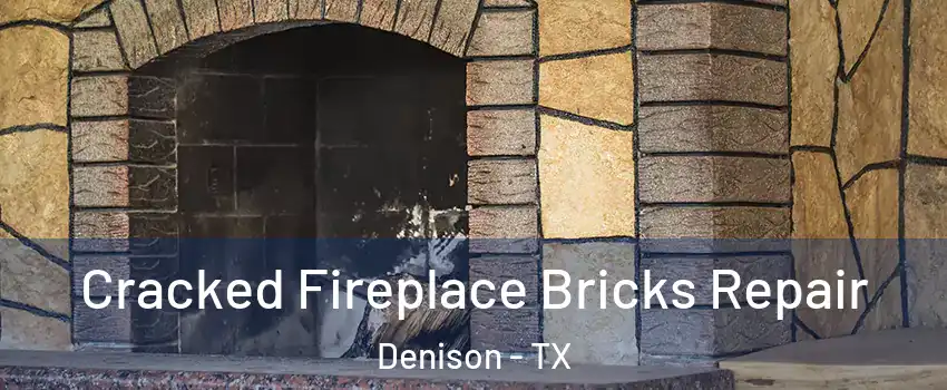  Cracked Fireplace Bricks Repair Denison - TX