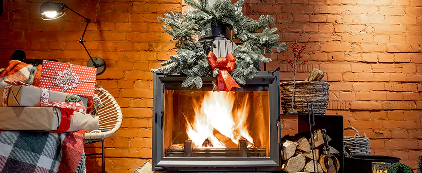 Travis Industries Linear Gas Fireplace Installation in Denison, Texas