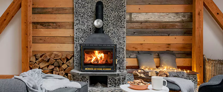 Thelin Hearth Products Direct Vent Gas Stove Fireplace Inspection in Denison, Texas